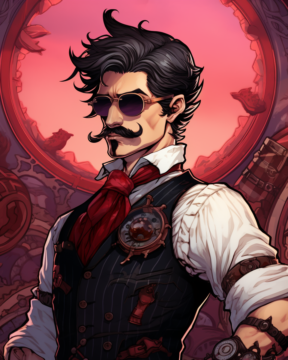 Stylish D&D Southern Gentleman with Sunglasses