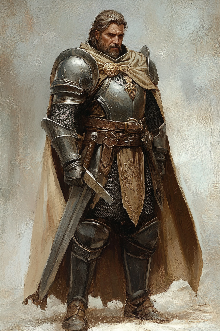 D&D Tall Figure Noble Armor Cloak