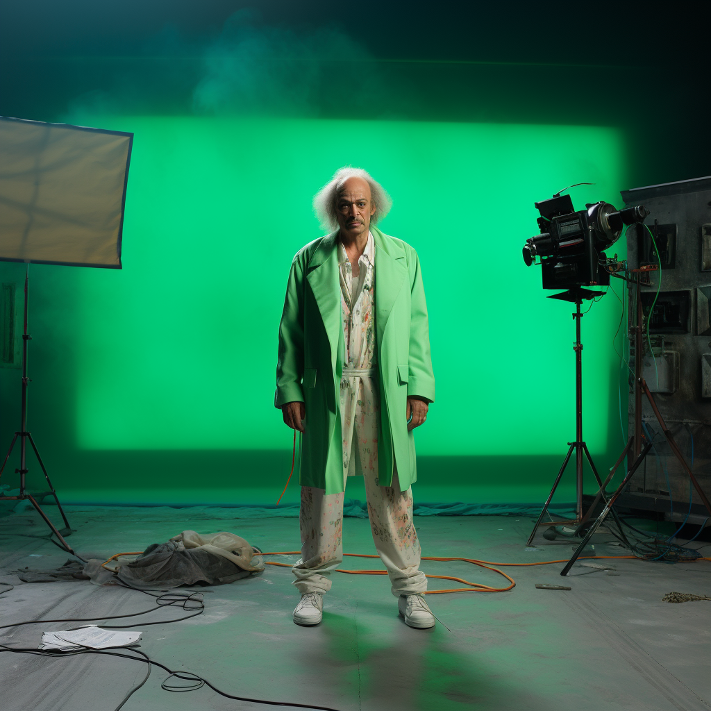 Doc Brown on Green Screen