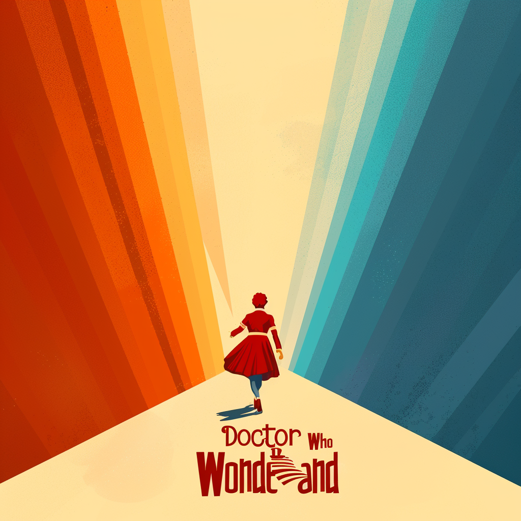 minimalist Doctor Who Wonderland movie poster