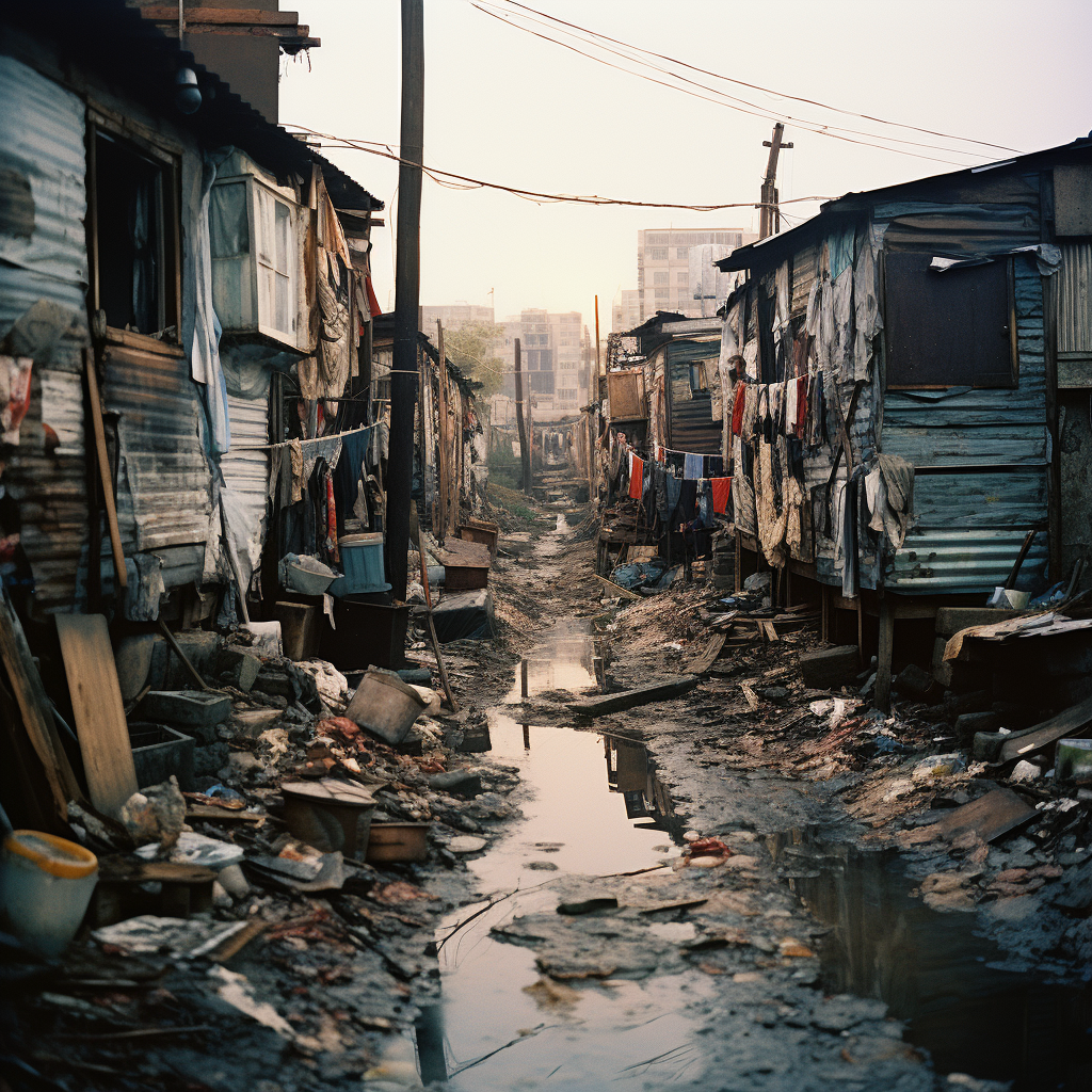 Documentary Polaroids of Future London Slums