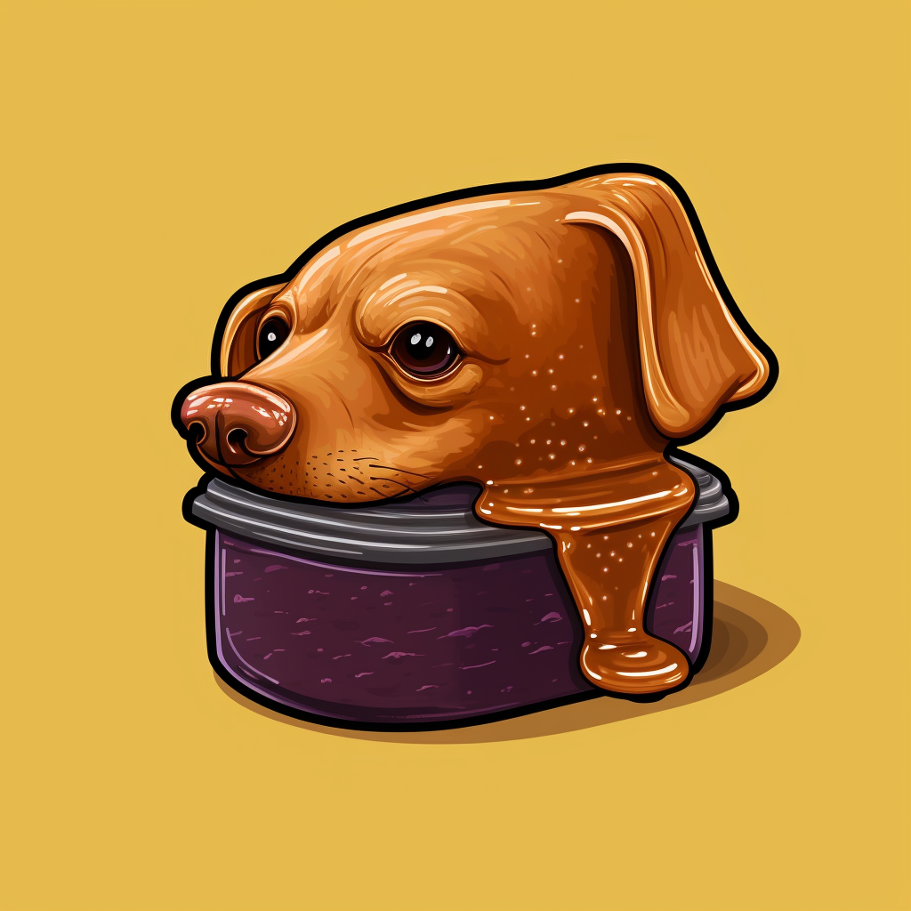 Dog Peanut Butter Jelly Logo