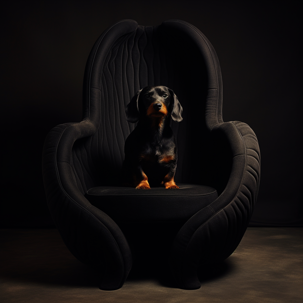 Dog Shaped Armchair in Cozy Room