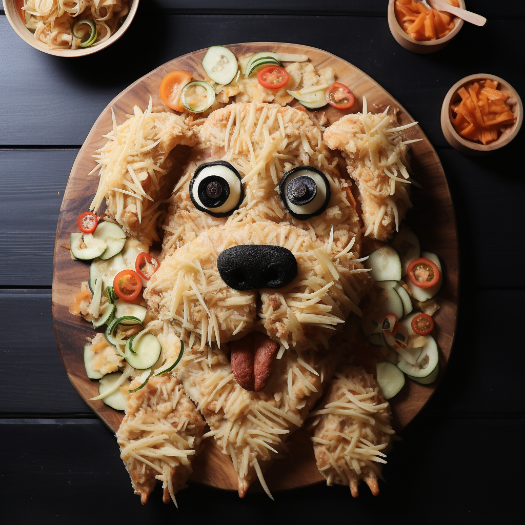 Dog Shaped Pizza Picture