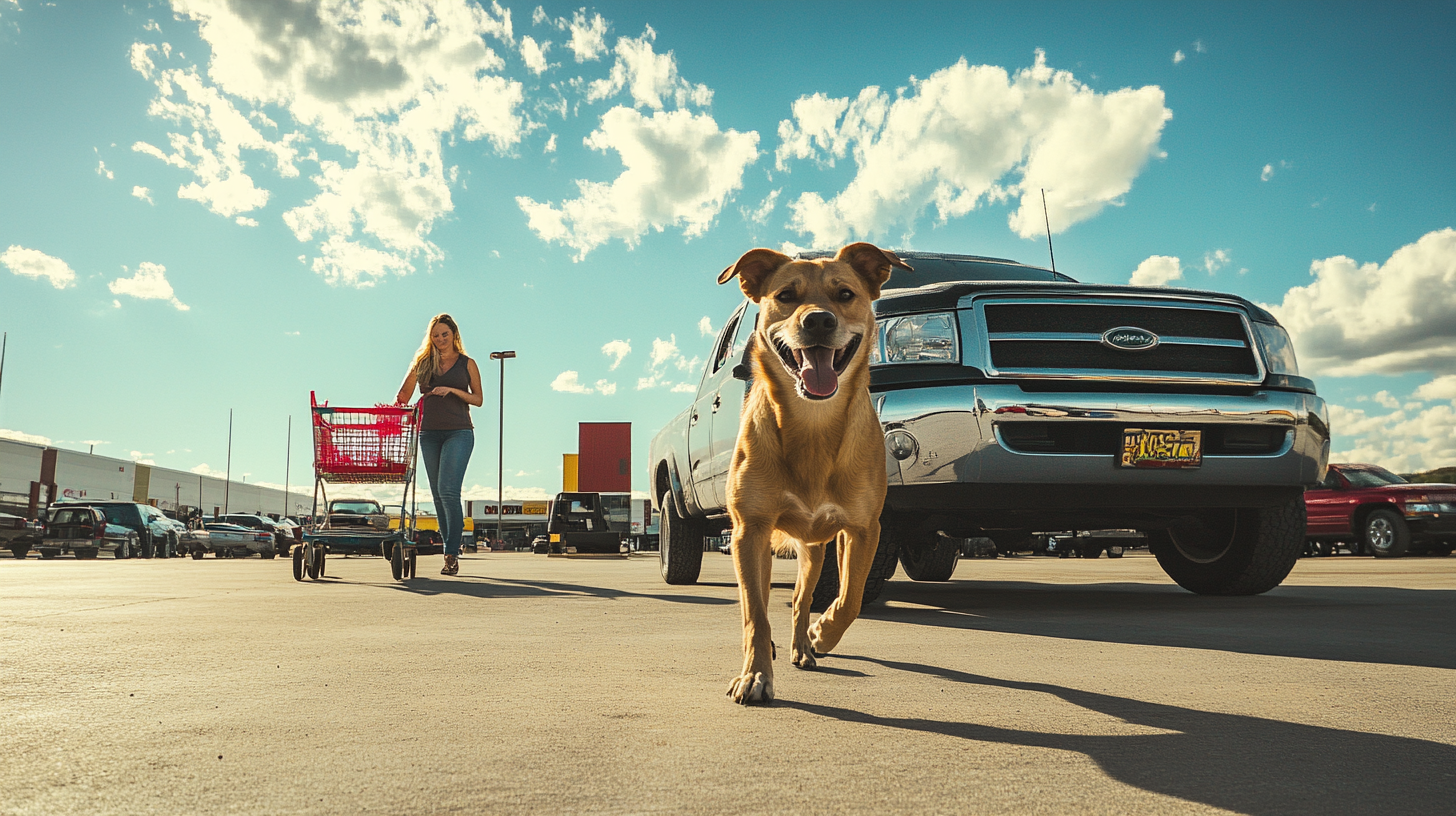 Dog in Tractor Supply Store