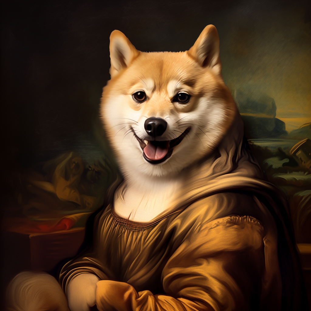 Cute doge meme image