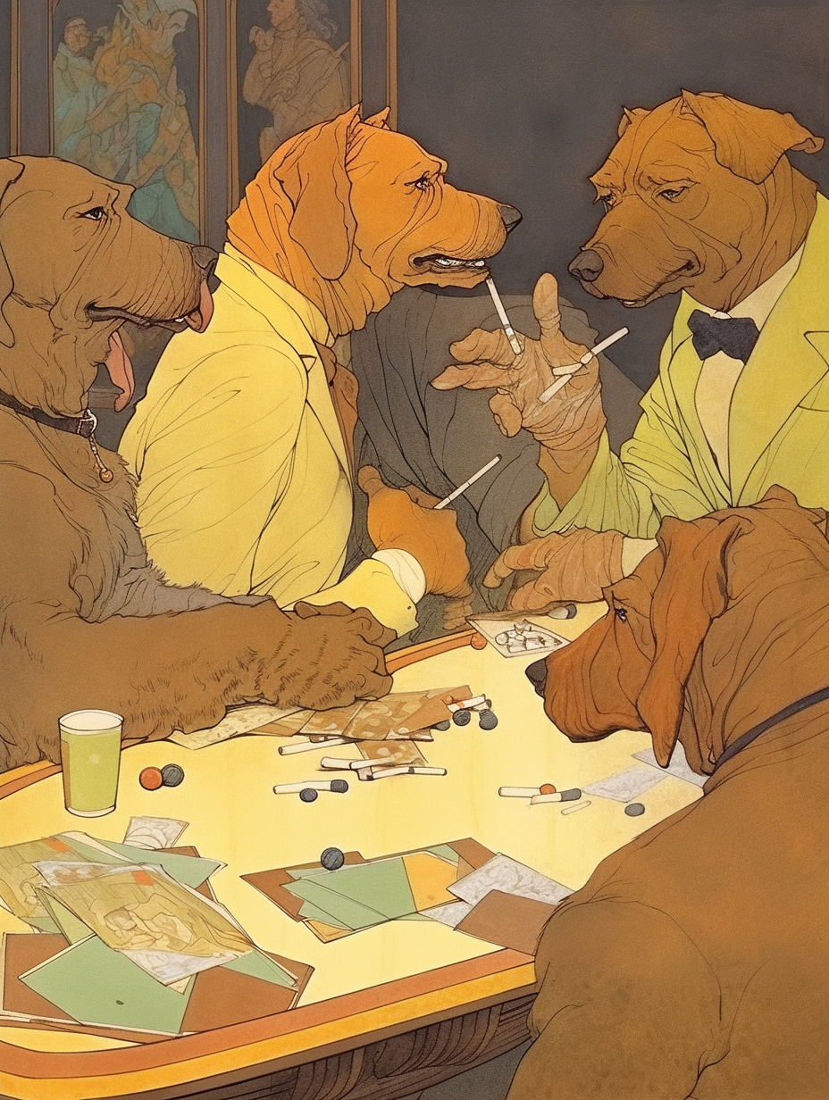 Dogs Playing Poker Artwork