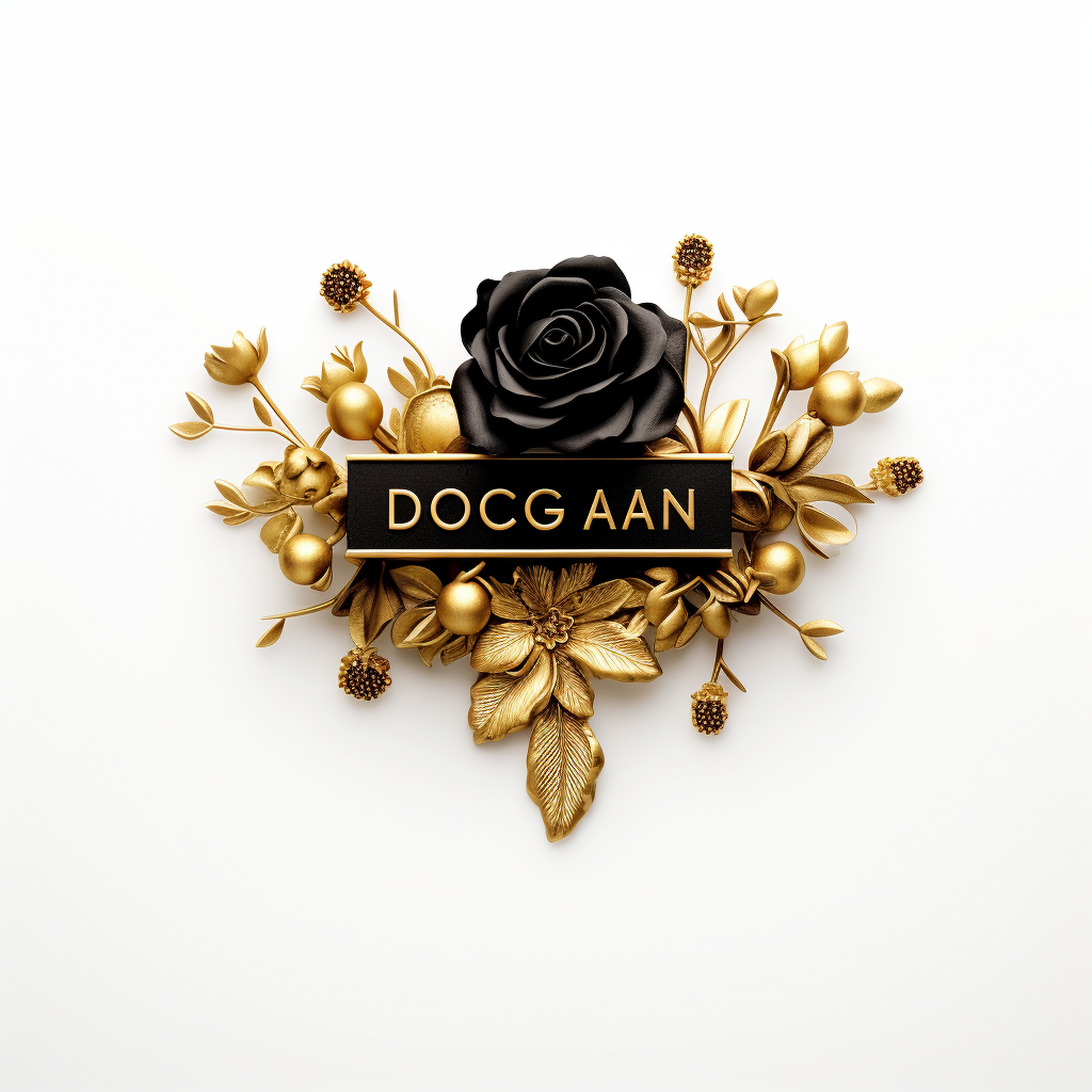 Dolce & Gabbana logo on a product mockup