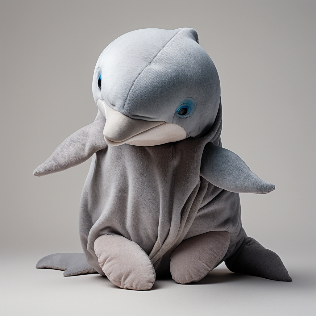 Cute dolphin plush toy for children