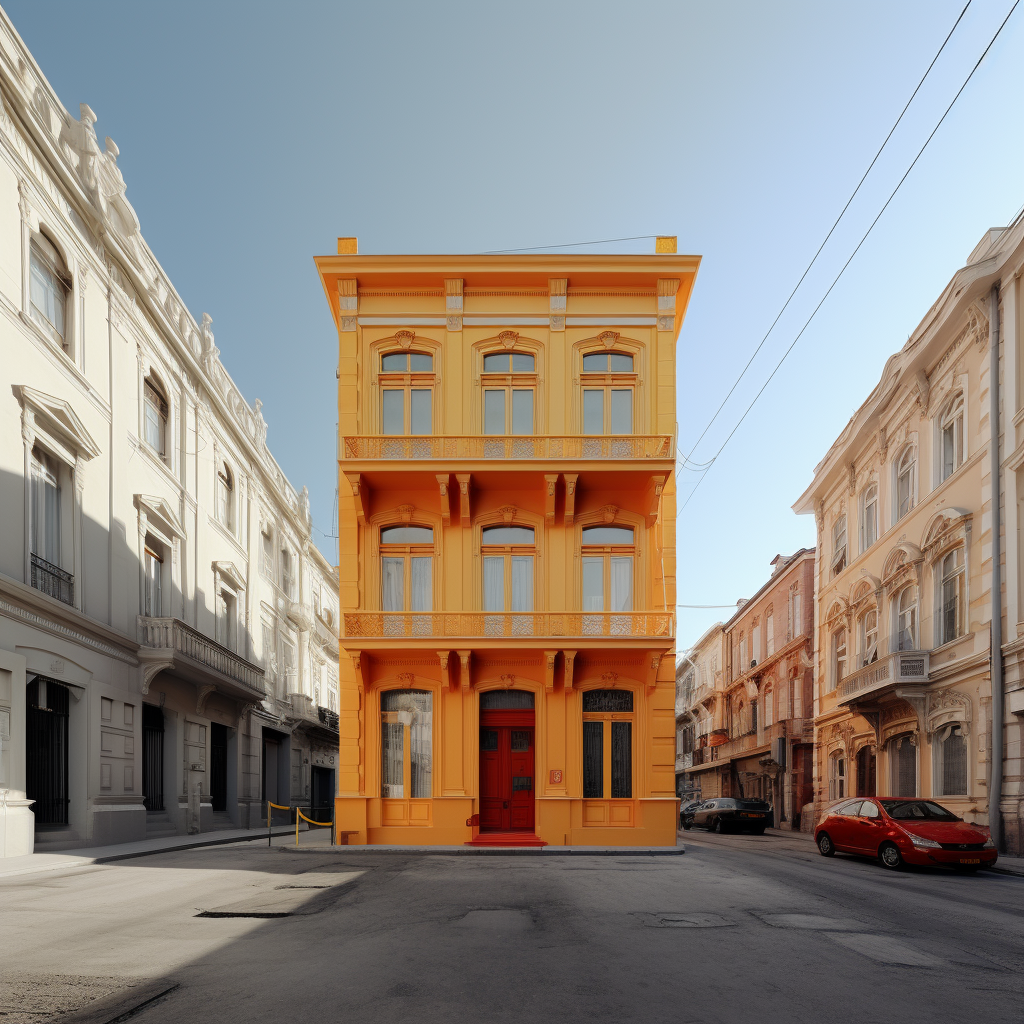 Cinematic street view of Istanbul