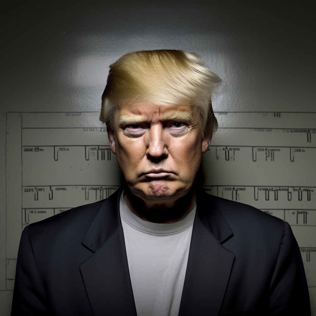 Donald Trump's Mugshot in Style