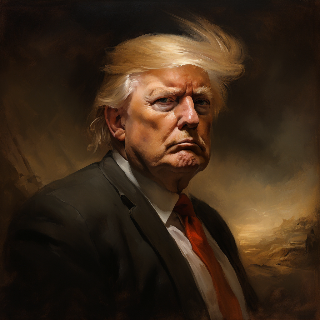 Portrait of President Donald Trump