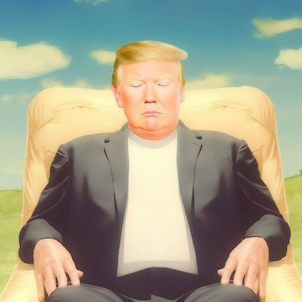 Strange Donald Trump image