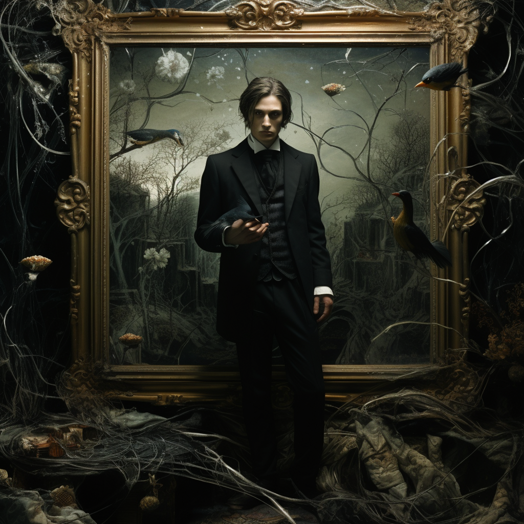 Haunting and Surreal Dorian Gray Art