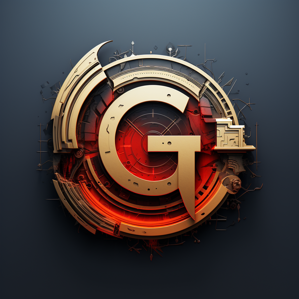 Logo created with two capital G's