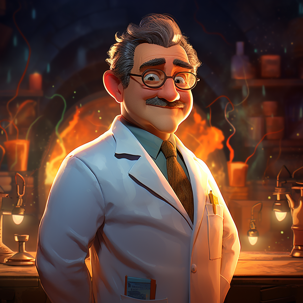 Dr. John Myers Pixar Character