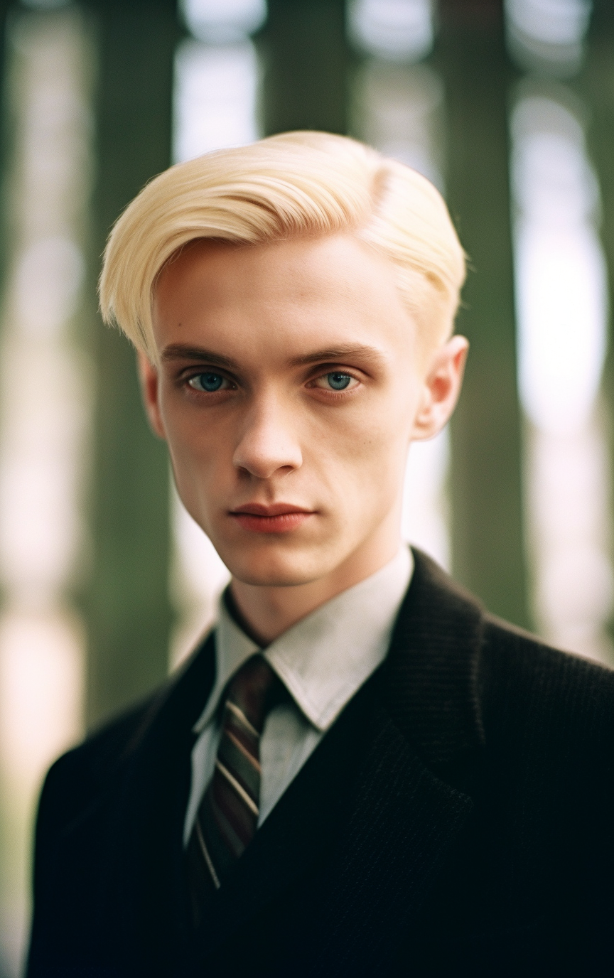 Realistic Draco Malfoy photography