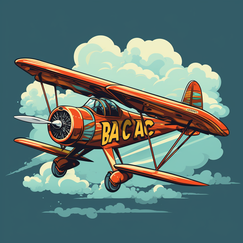 Draco Airplane Logo Vector Illustration