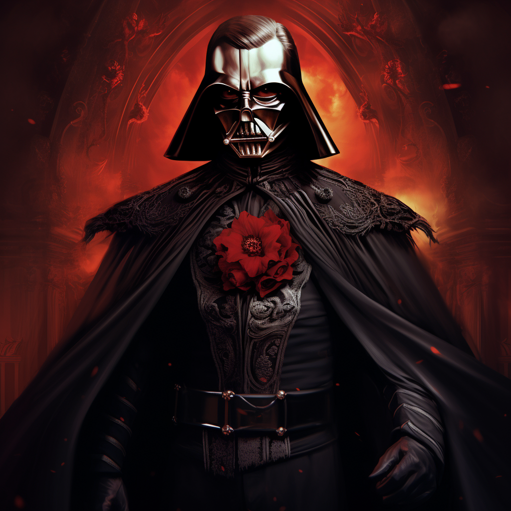 Dracula and Darth Vader together