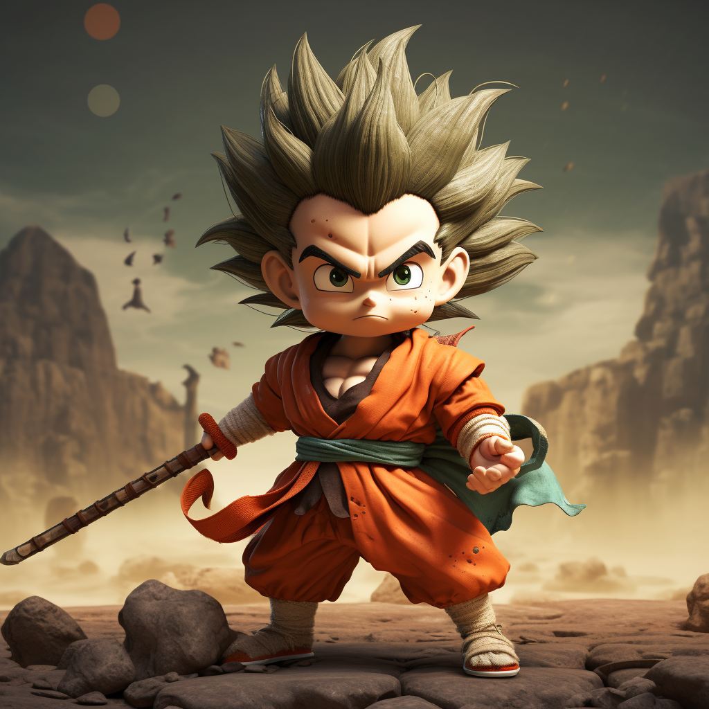 Powerful Dragon Ball Characters Unleashing Their Abilities