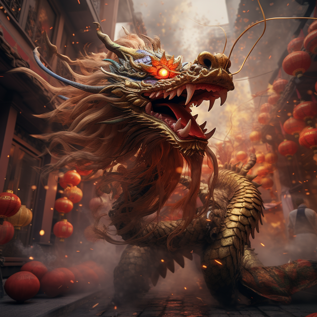 Dragon Chinese Year Photo