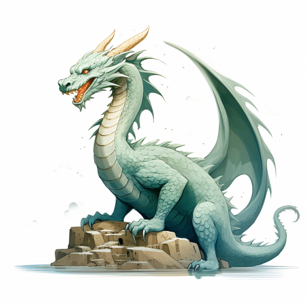 Dragon illustration by Gene Luen Yang