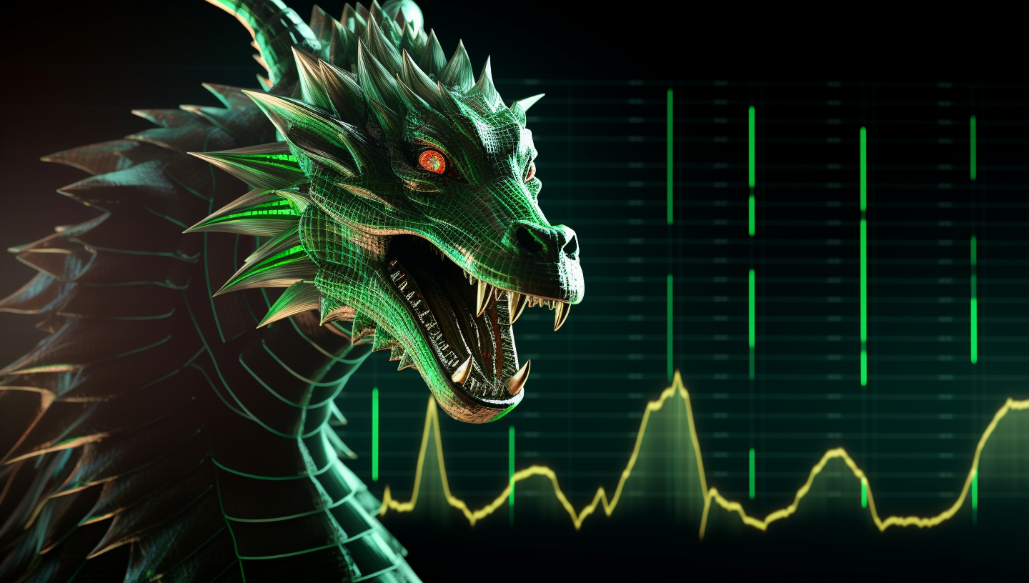 Dragon Meme Cryptocurrency Token's Price Rise