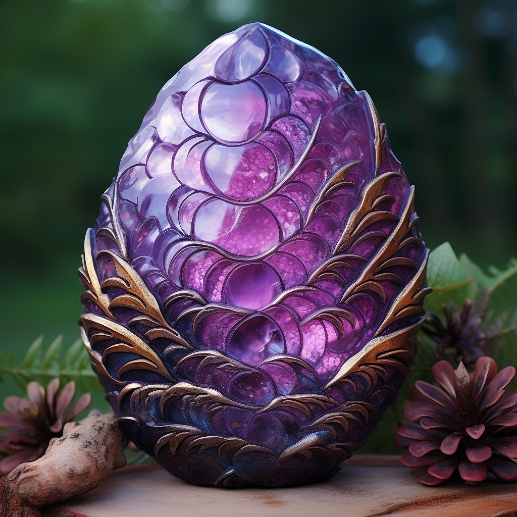 Stunning dragon scale amethyst in all its glory