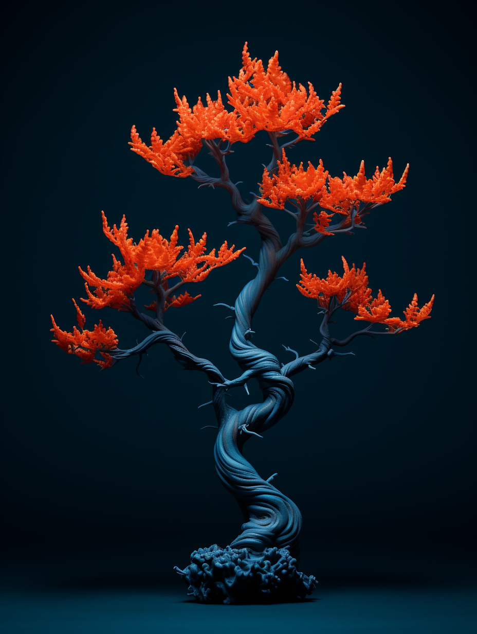 Minimalist Dragon Tree Image