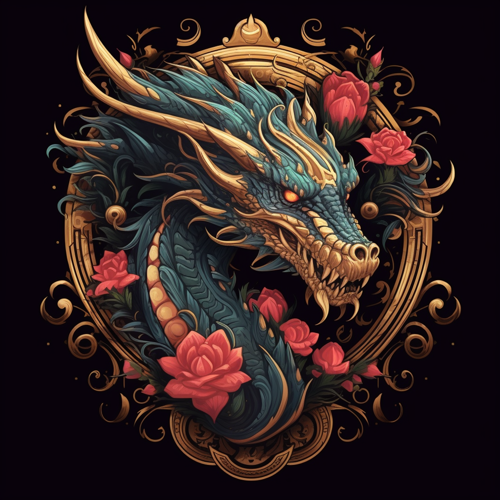 Stunning dragon art in House of Dragons style