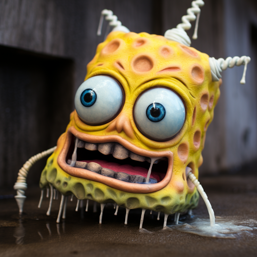 Drain Gang Spongebob Character