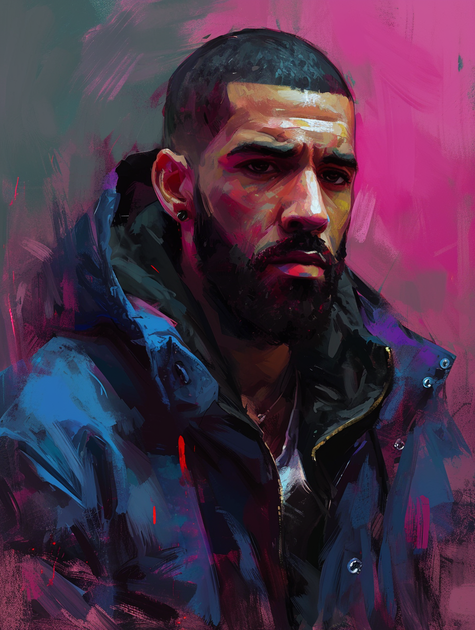 Artwork of Drake in Jeff Dekal and David Palumbo style