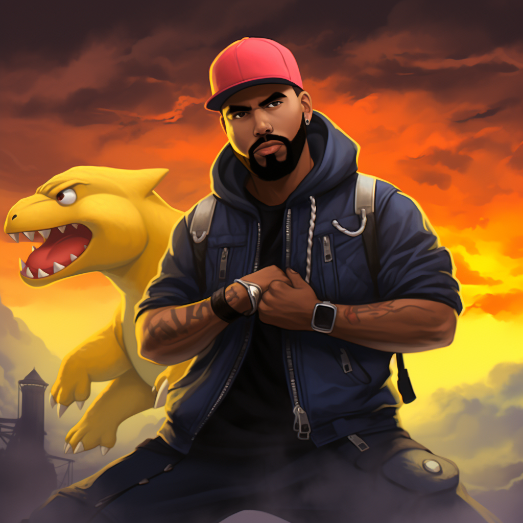 Drake as a Pokémon Trainer