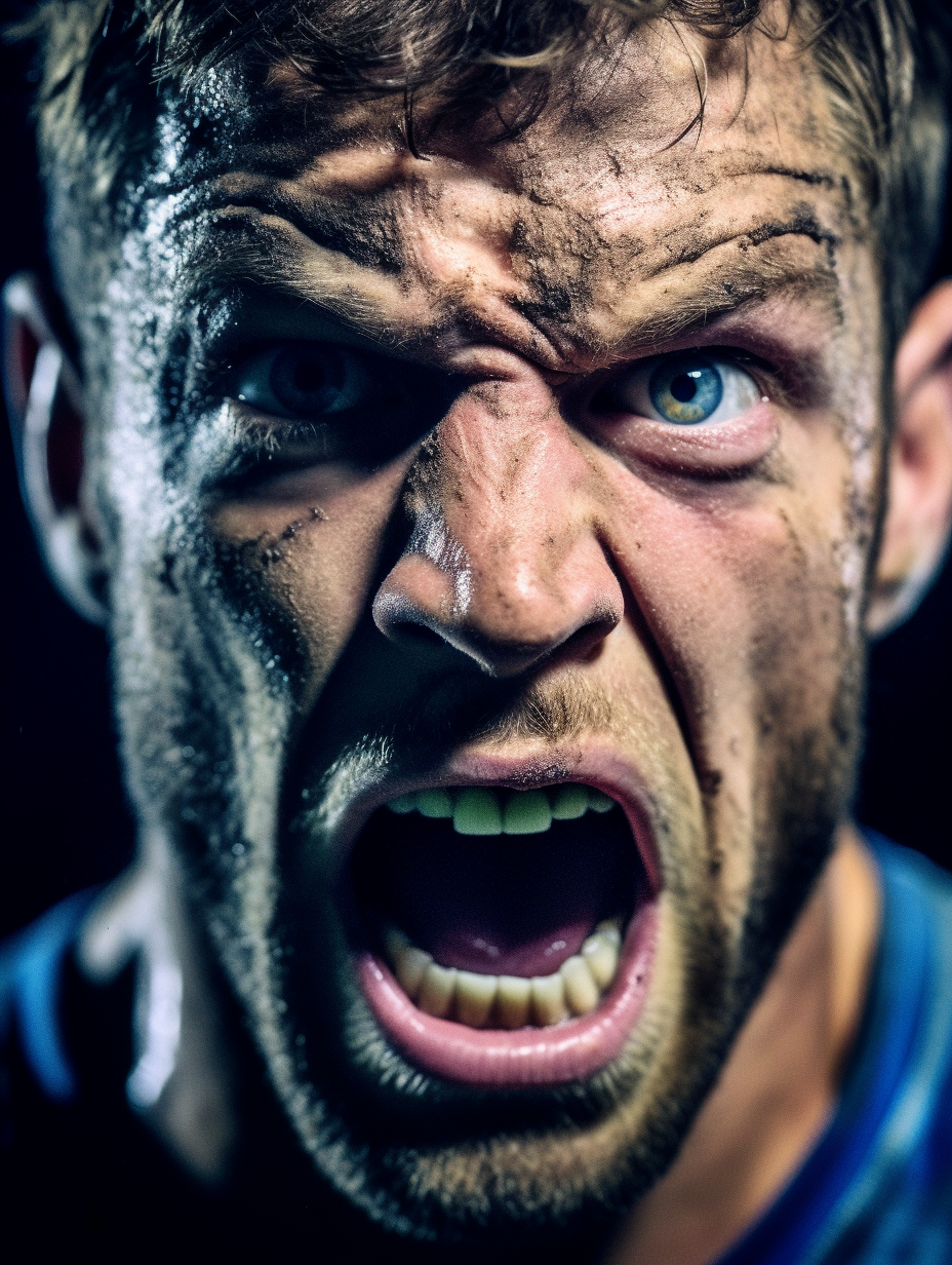 Stunning blue eyes closeup shot