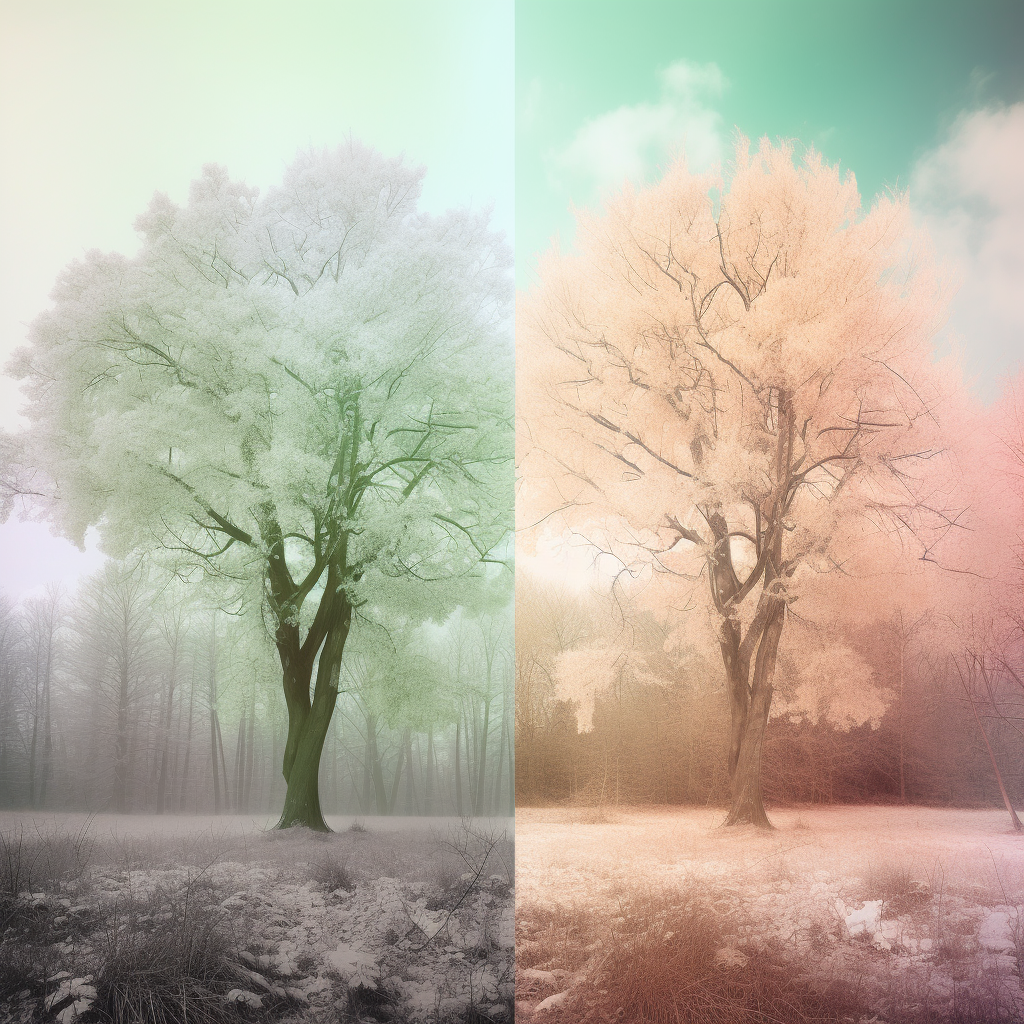 Stunning dreamy seasonal transitions