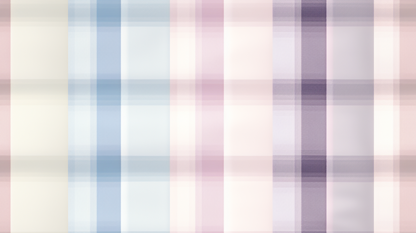 Soft Hues Plaid Pattern