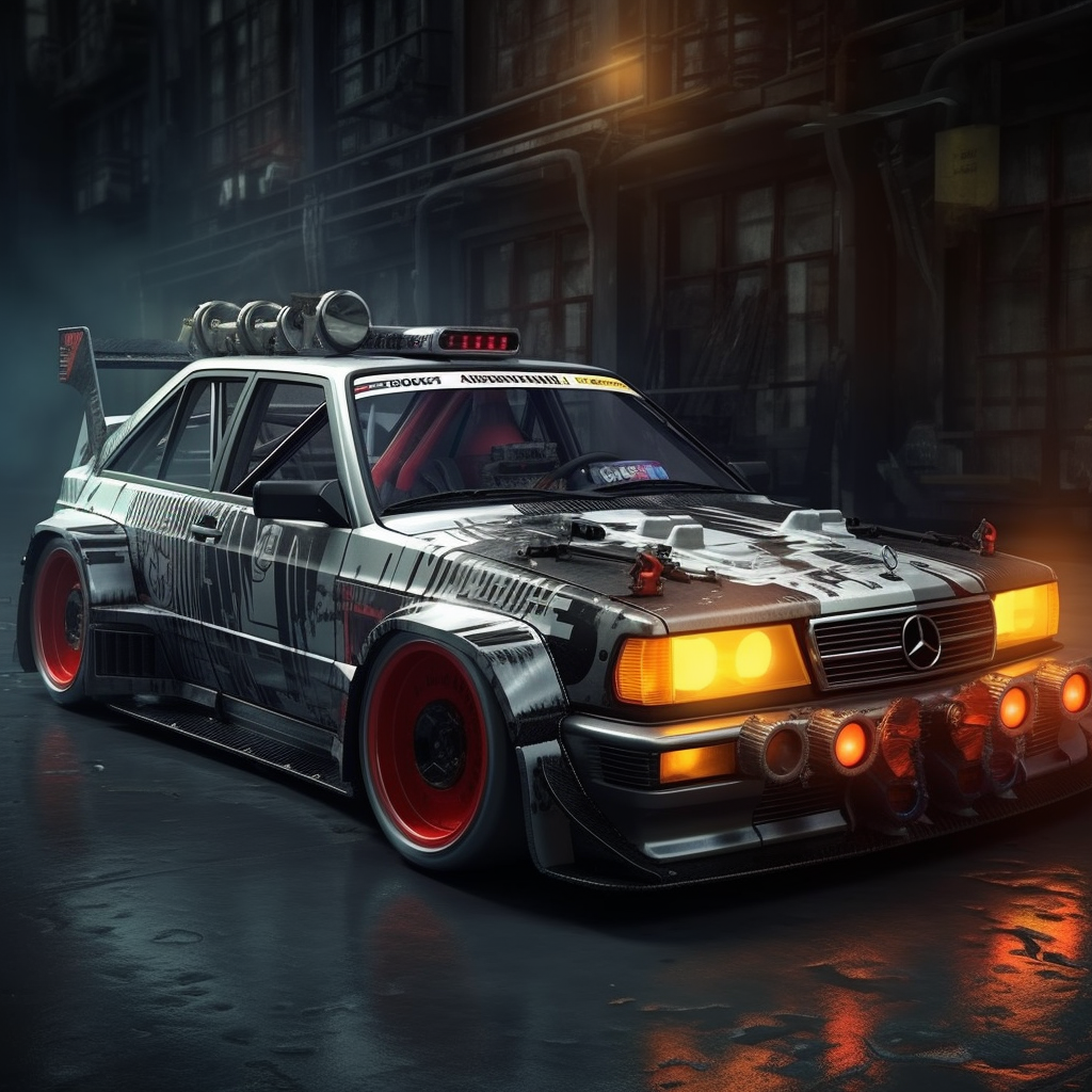 DTM Mercedes 190E transformed time machine