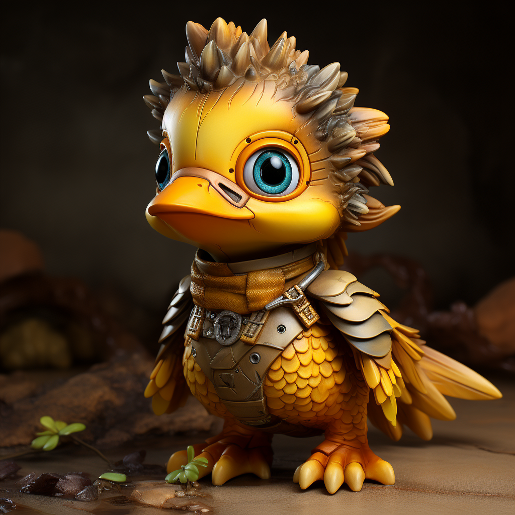 Unique Duck Dragon Hybrid Image