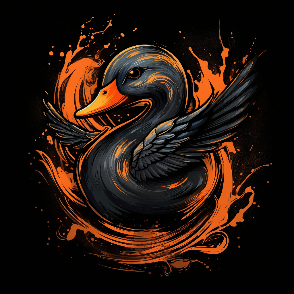 Stylish Duck Logo Design