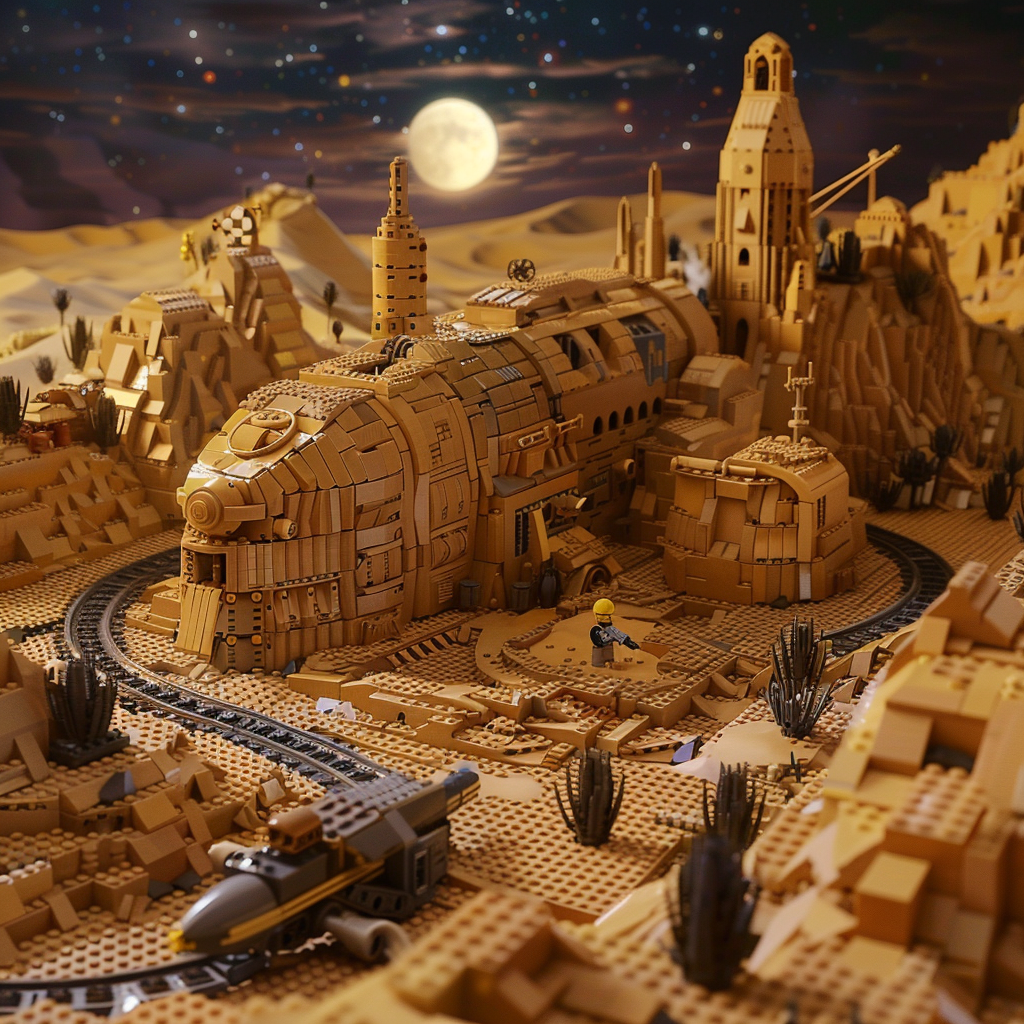 Lego Dune Universe Building Sand