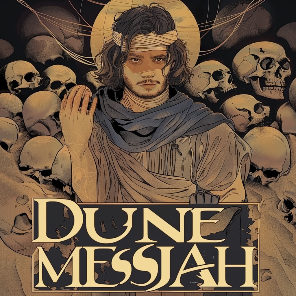 Dune Messiah Blindfold Skulls Poster