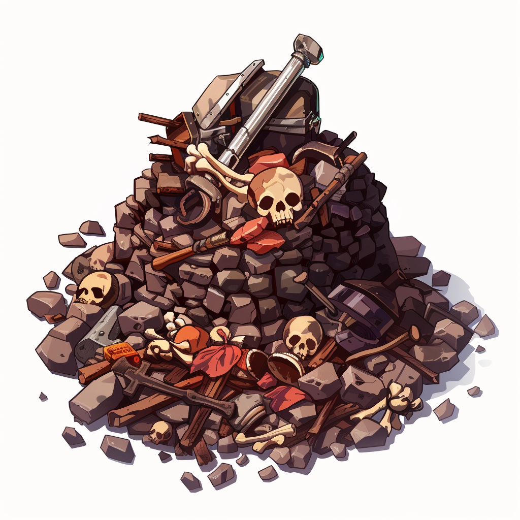 Dungeon Rubbish Bone Equipment Icon