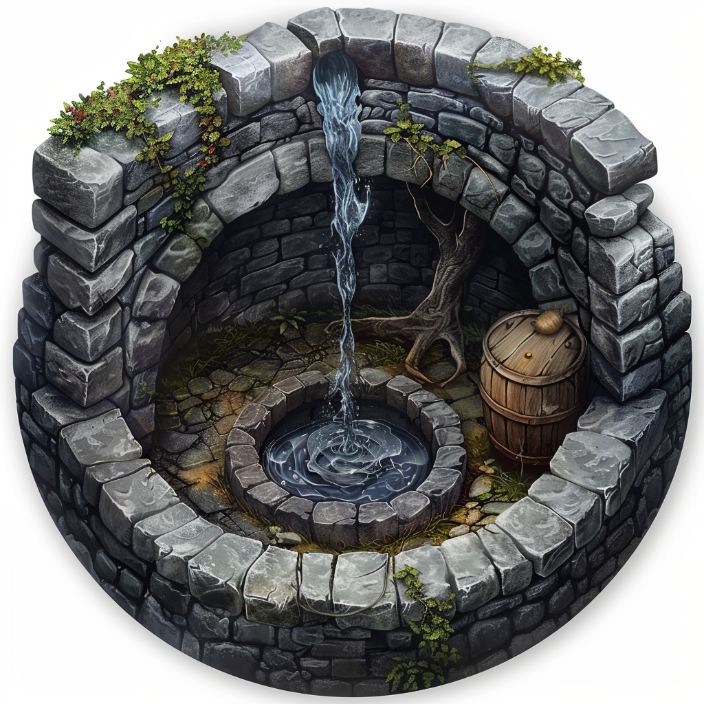 Dungeon Well Icon Design