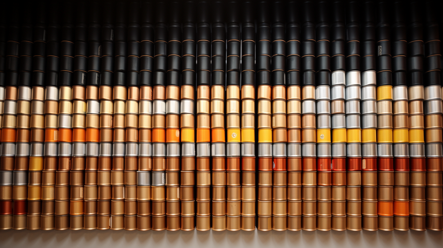 Colorful Duracel C Batteries Wall