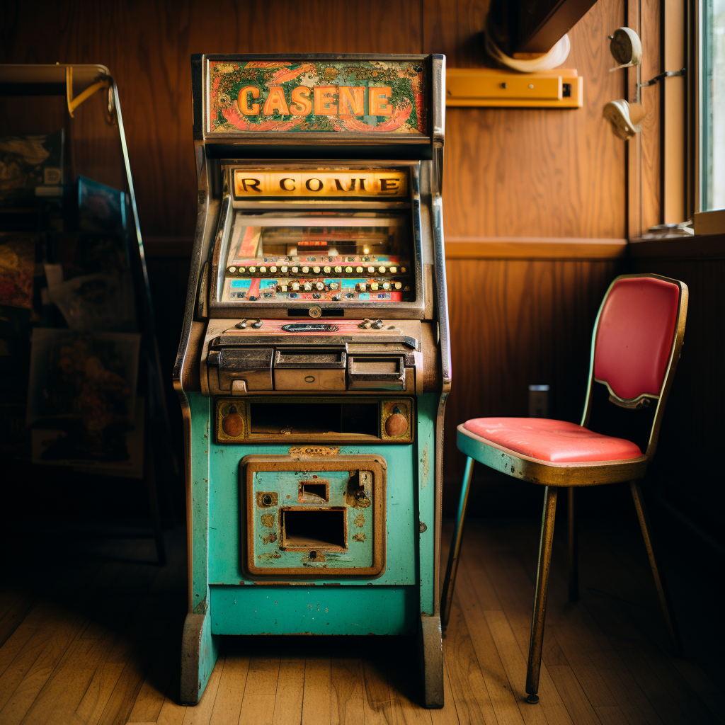 Penny discovers an old dusty arcade game