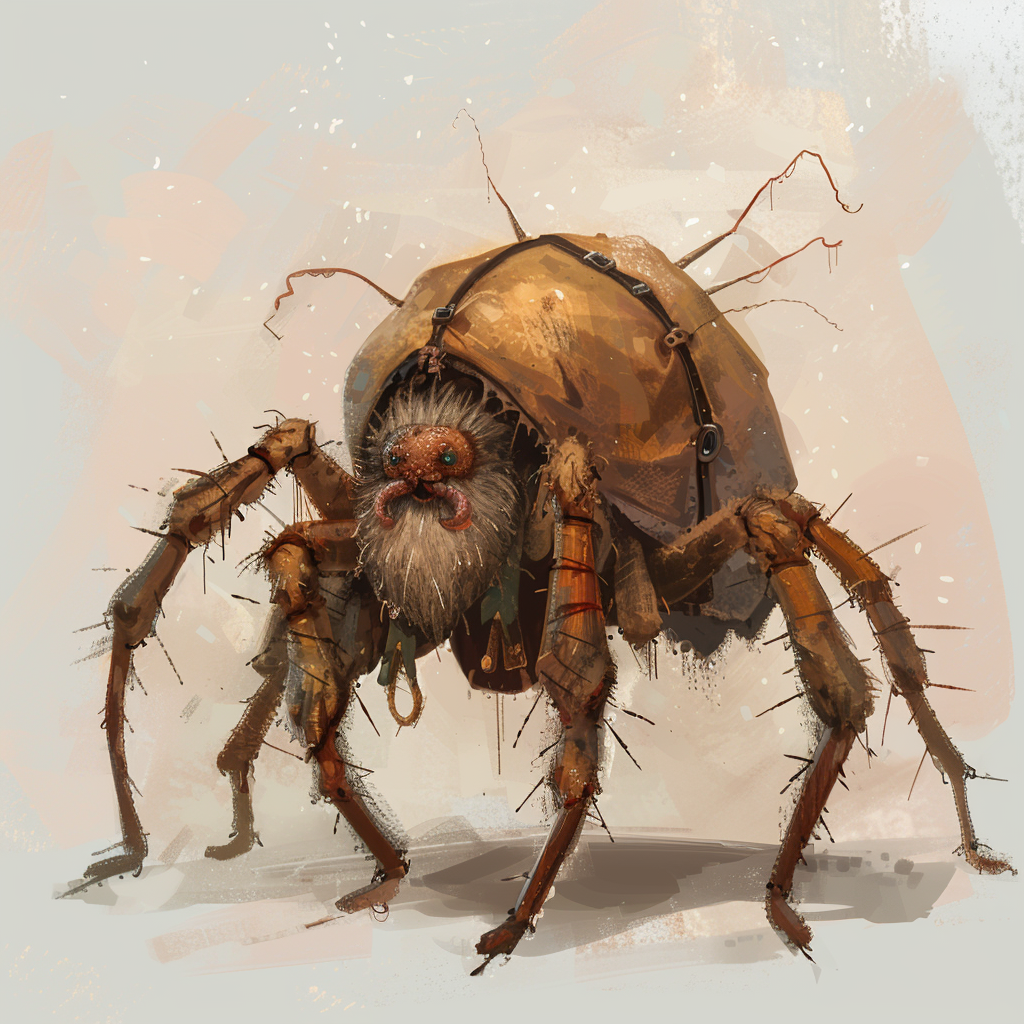 Dwarf Spider Weaver Bug Anthro