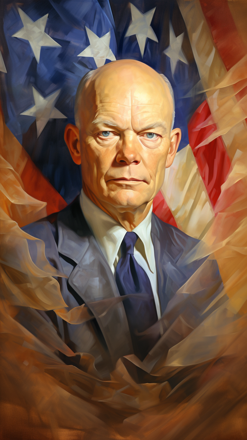 Hyper Realistic Portrait of Dwight Eisenhower