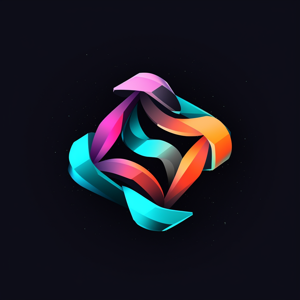 3D dimensional dynamic logo for marketing agency