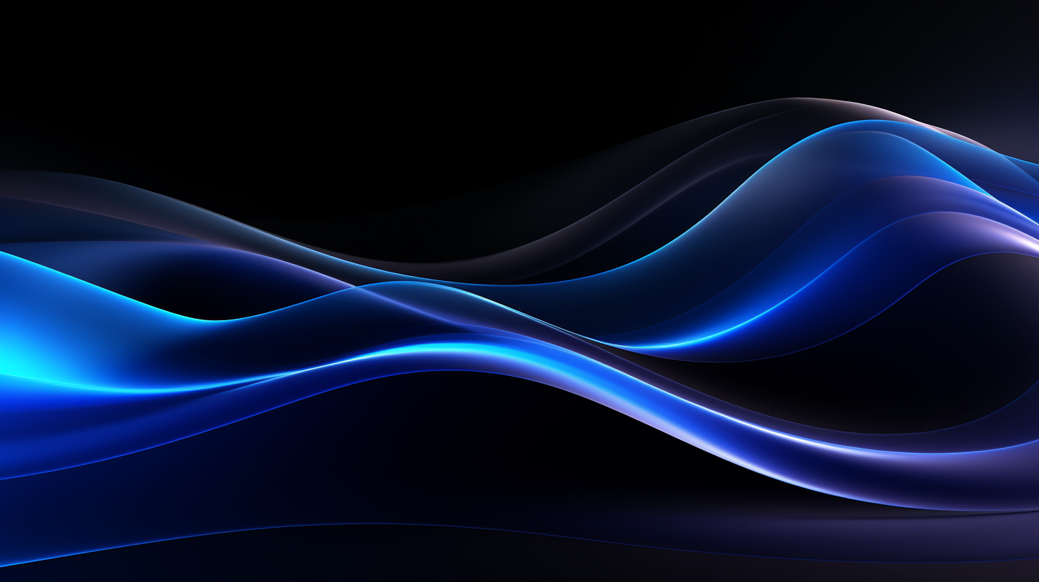 Dynamic Wallpaper with Electric Blue and Black