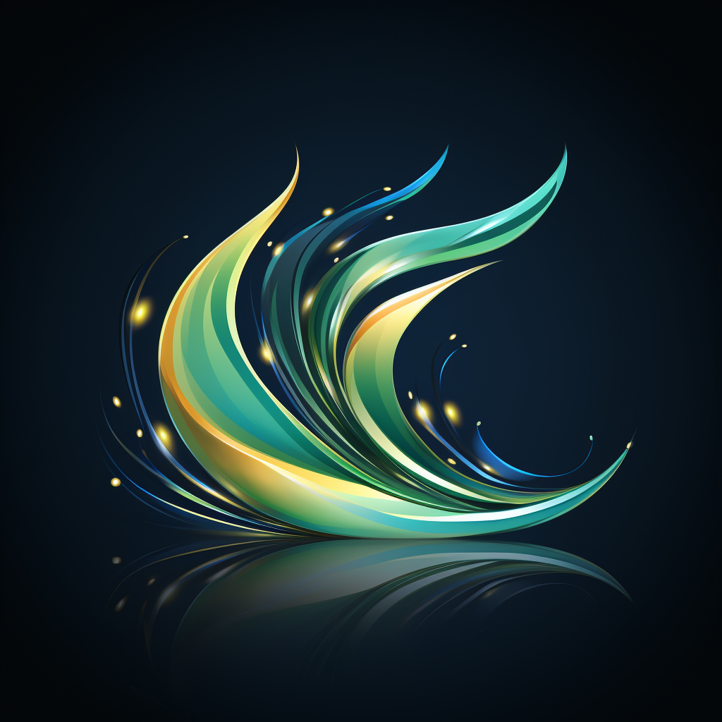 Creative Energy Dynamic Wave Vector Logo